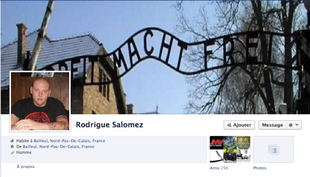 Rodrigue, militant d'extrême droite du Nord, admire les camps de concentration