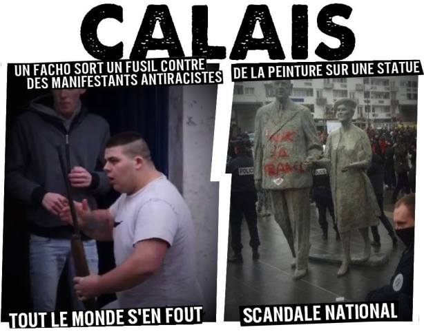 Tag "nik la France" sur la statue de De Gaulle